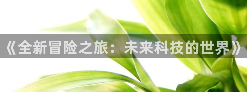 鼎点娱乐注册账号：《全新冒险之旅：未来科技的世界》