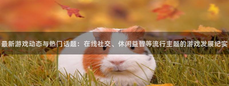 鼎点娱乐注册网站：最新游戏动态与热门话题：在线社交、休闲益智