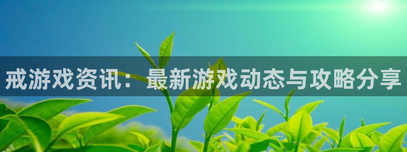 鼎点娱乐注册登录：戒游戏资讯：最新游戏动态与攻略分享